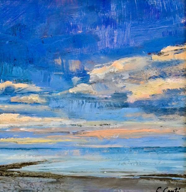 - Mixed Media on Acrylic, Painting by Colleen Conti, measuring 19 x 19 cm (H x W) framed at 34 x 34 cm £295